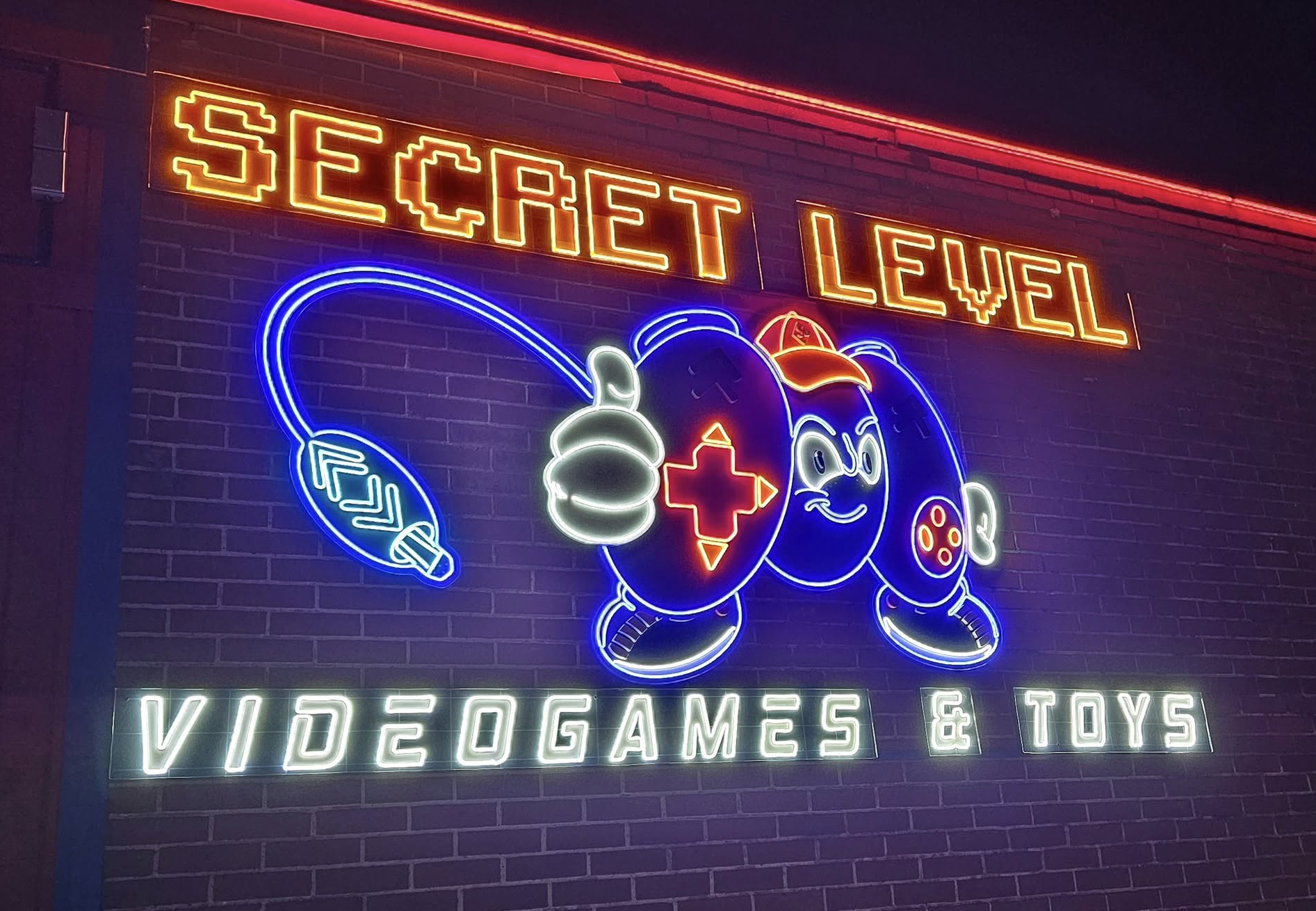 Secret Level Neon Sign